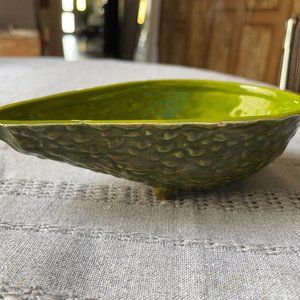 Retro Cute Avocado Ceramic Dish